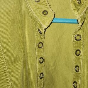 Chico's Utility Chic Courderoy Jacket- Size L